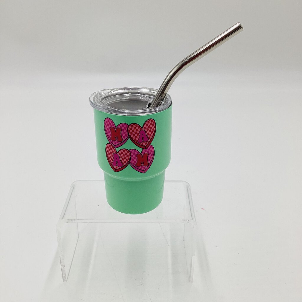 Mini Tumbler- mama hearts