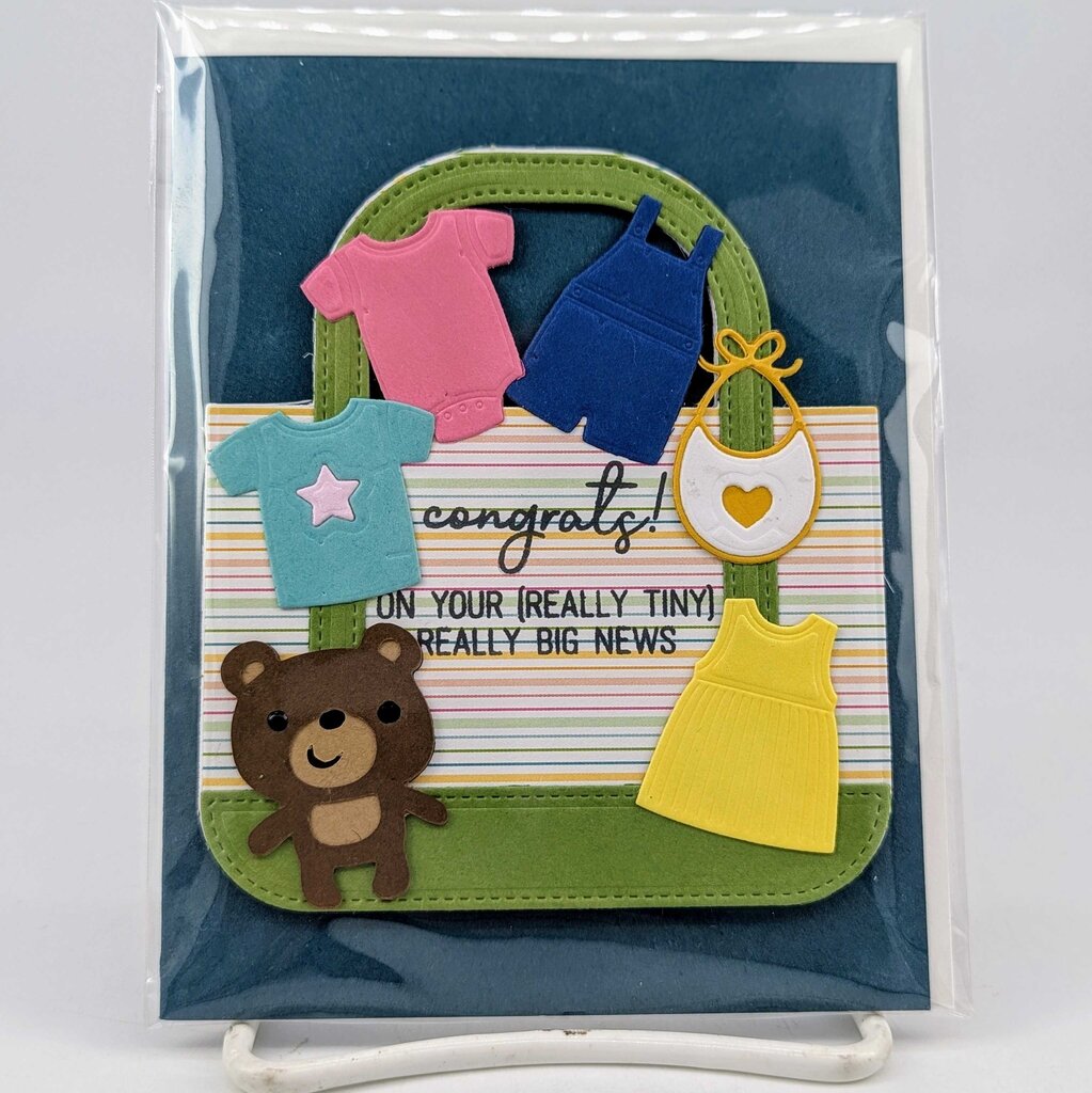 Baby Tote Congrats Greeting Card