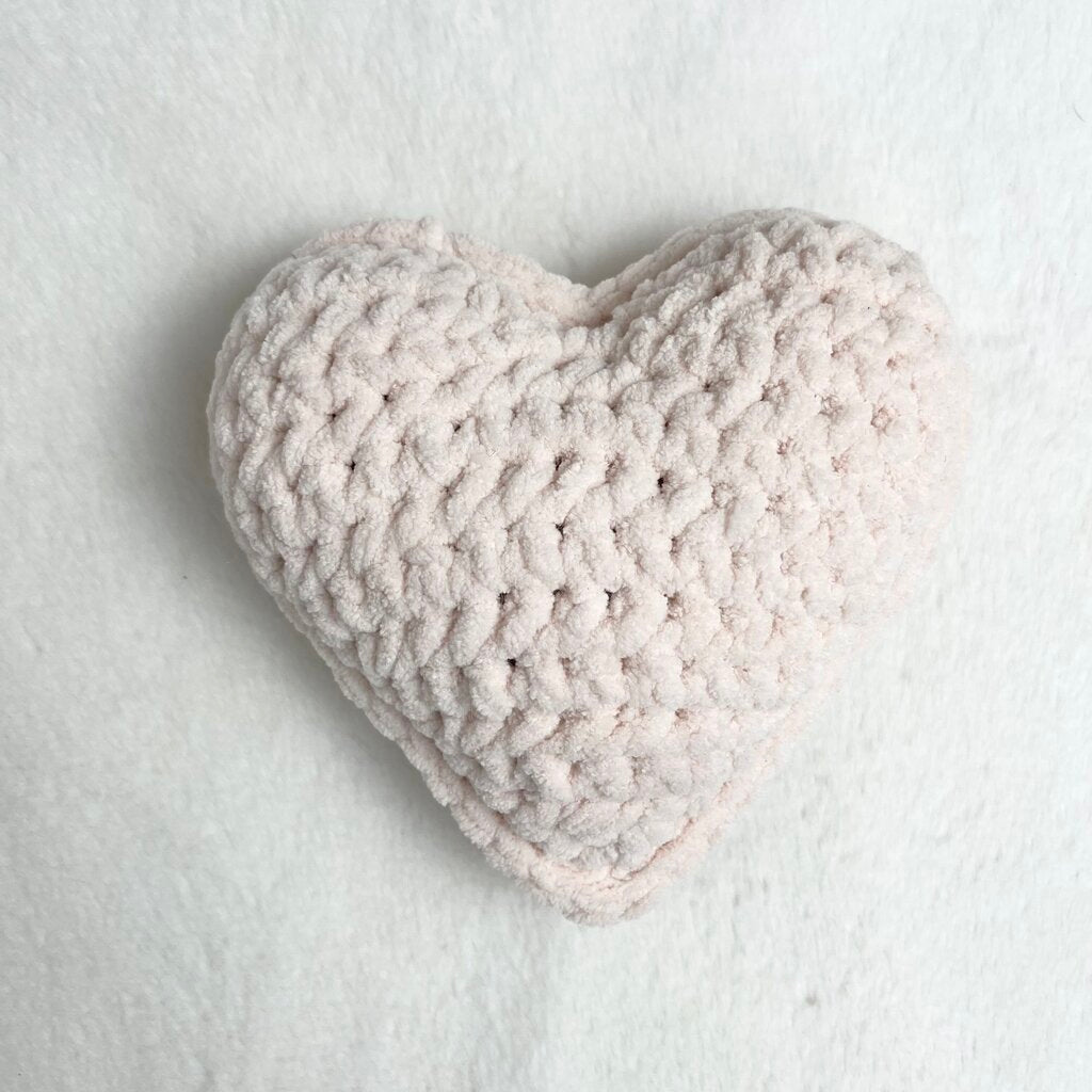 Stuffed Heart - Blush Pink (Small)