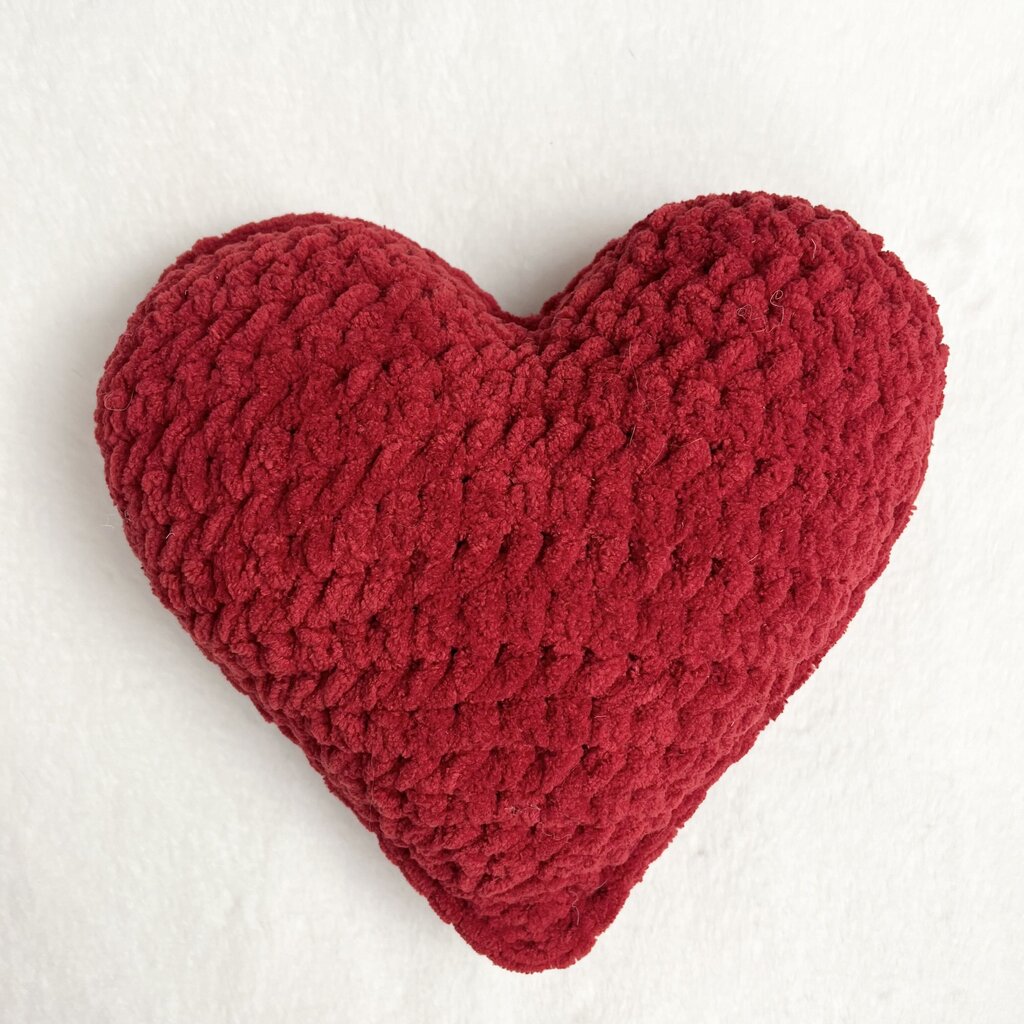 Stuffed Heart - Red (Medium)
