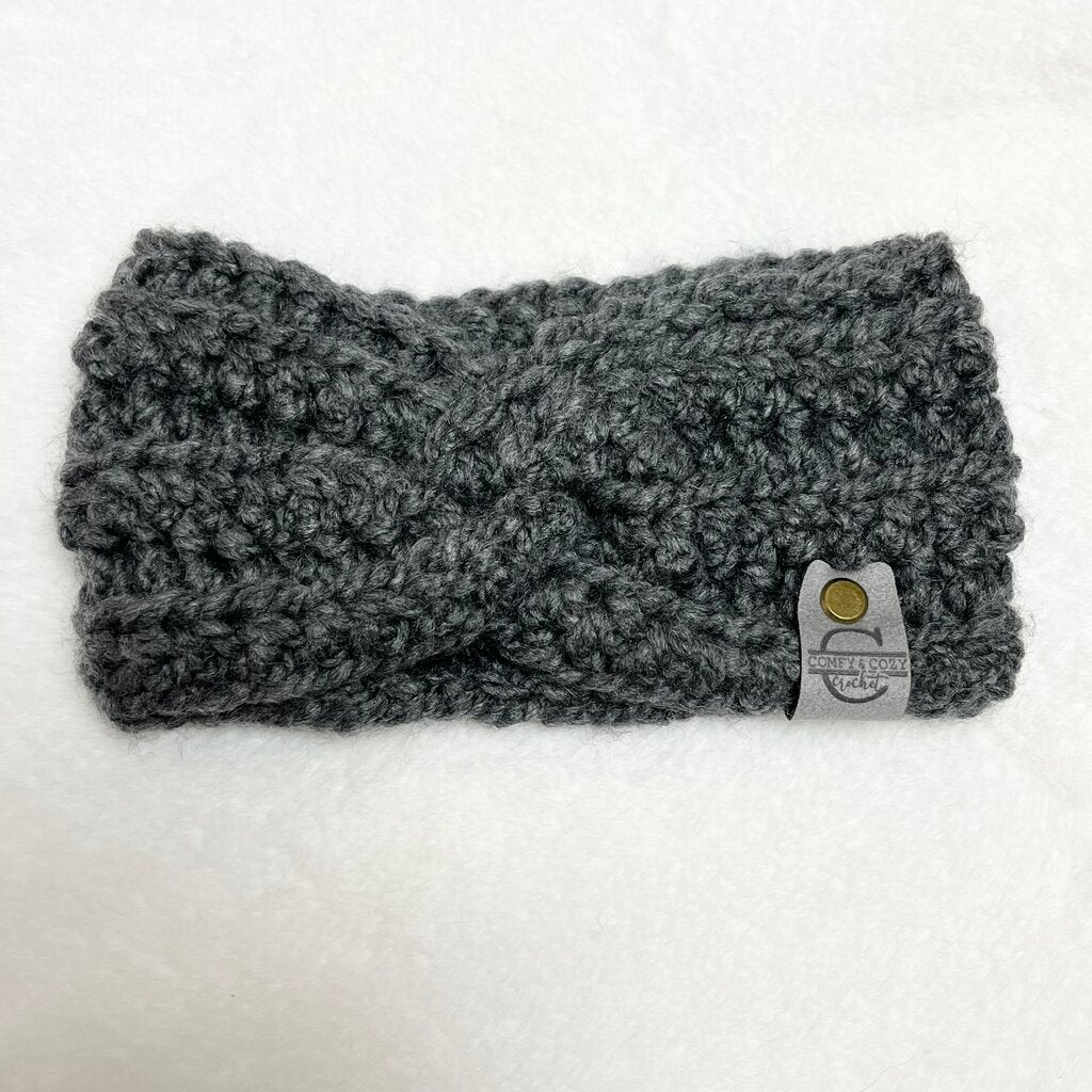 Twisted Headband (Child) - Charcoal