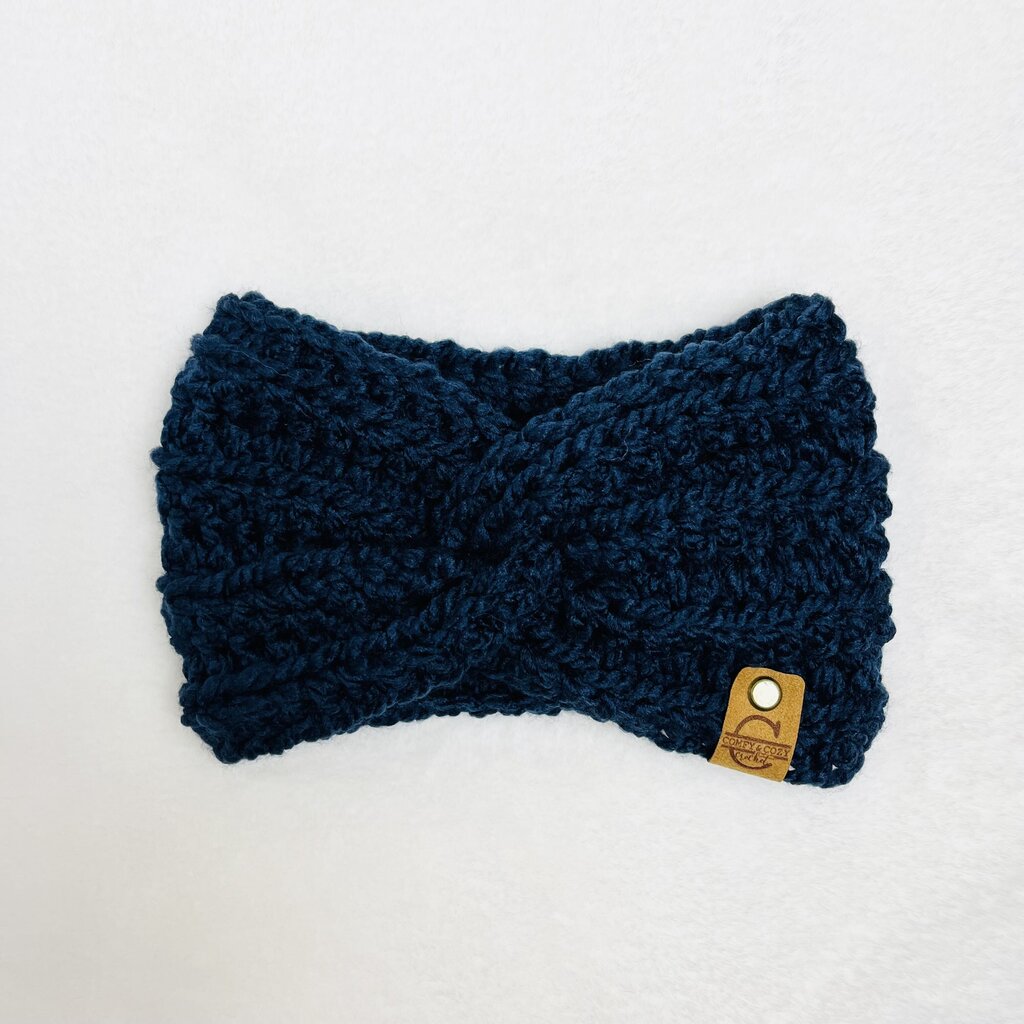 Twisted Headband - Dark Blue