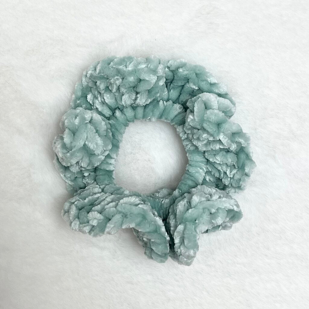 Velvet Scrunchie - Vintage Teal