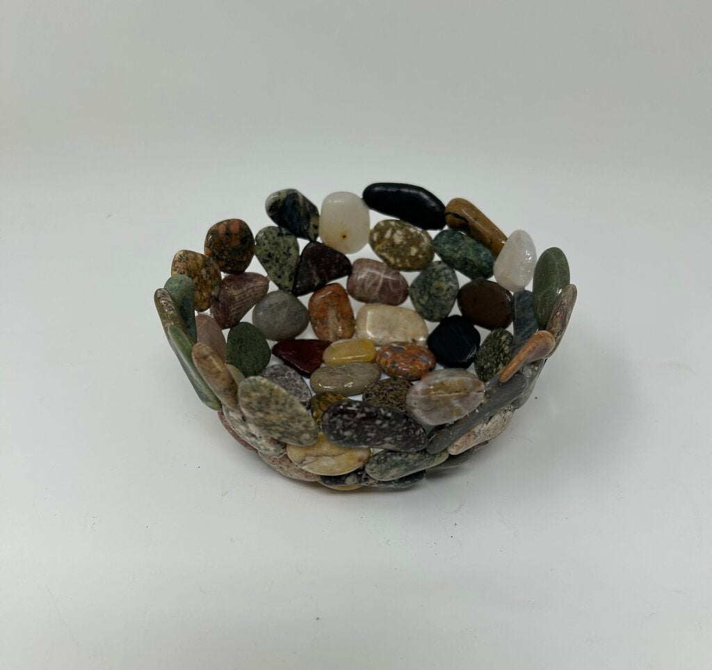 Bowl - Tumbled Stones - 4.5"