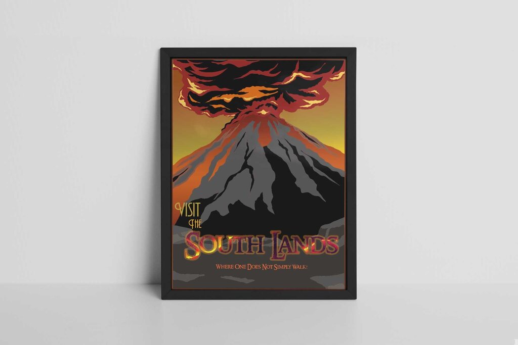 Visit the shadowlands Art Print