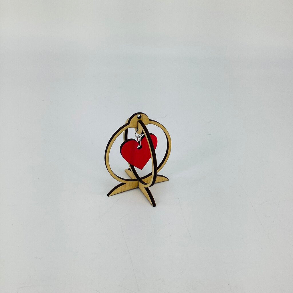 Heart charm cage