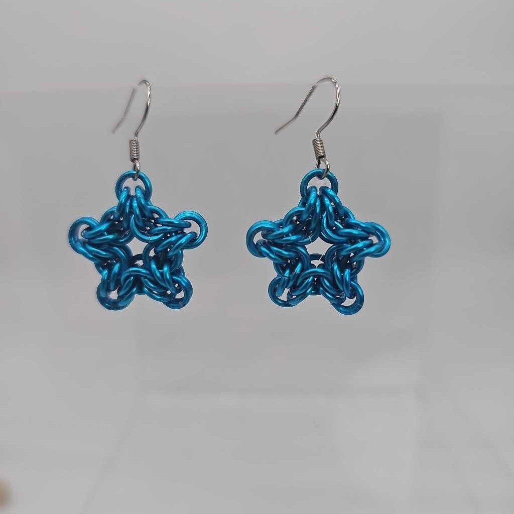 Turquoise Star Earrings
