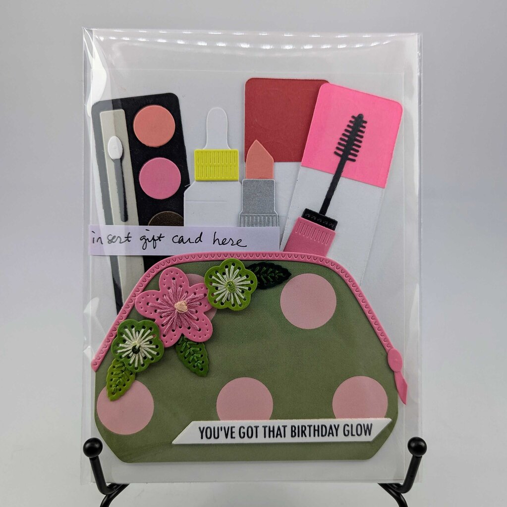 Purse Gift Card Holder Greeting Card