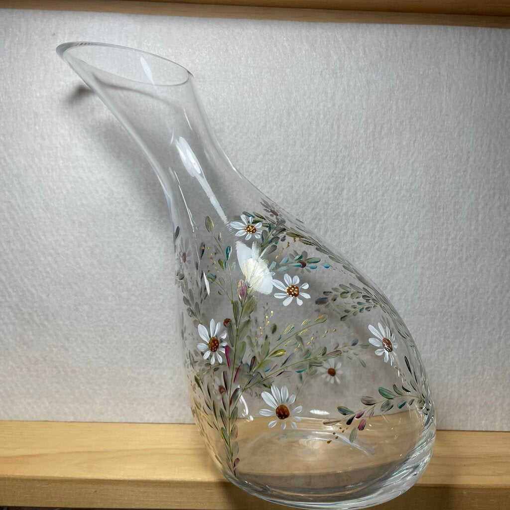 Daisy eucalyptus decanter