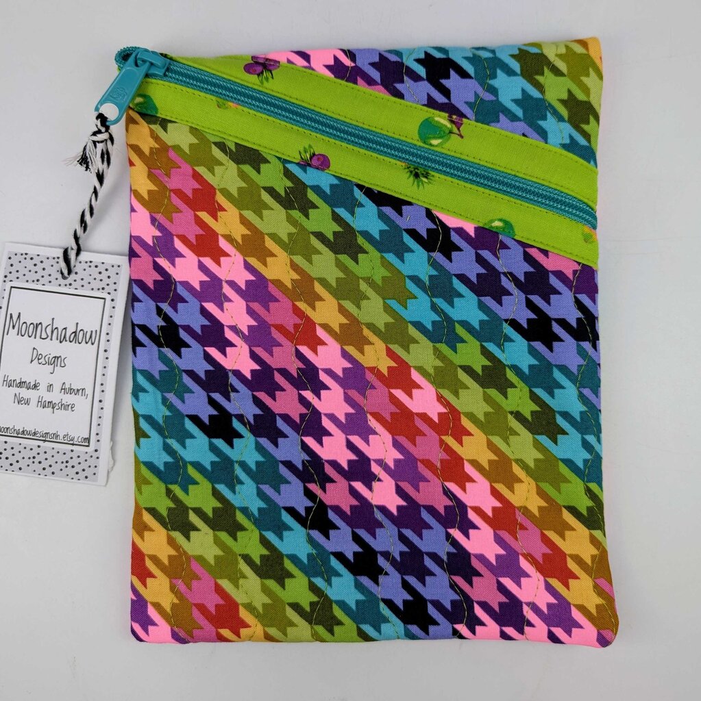 Diagonal Zip Pouch - Medium