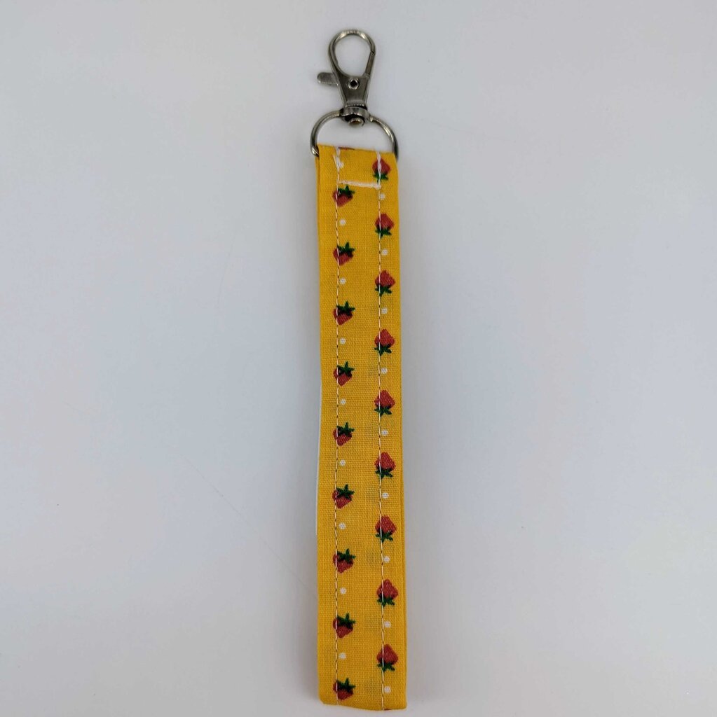 09 Red Strawberry Keychain