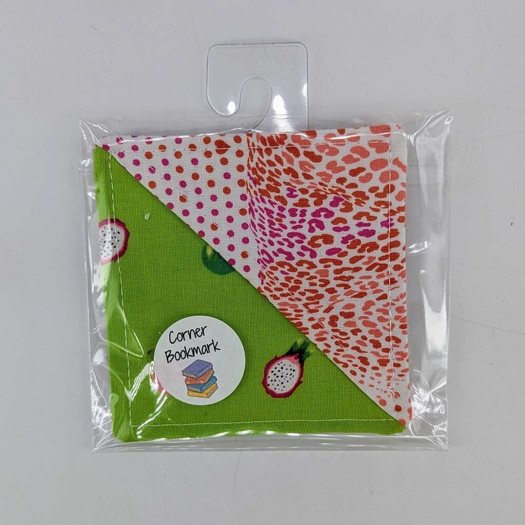 CORNER BOOKMARK - Dragon fruit and Tiger pattern