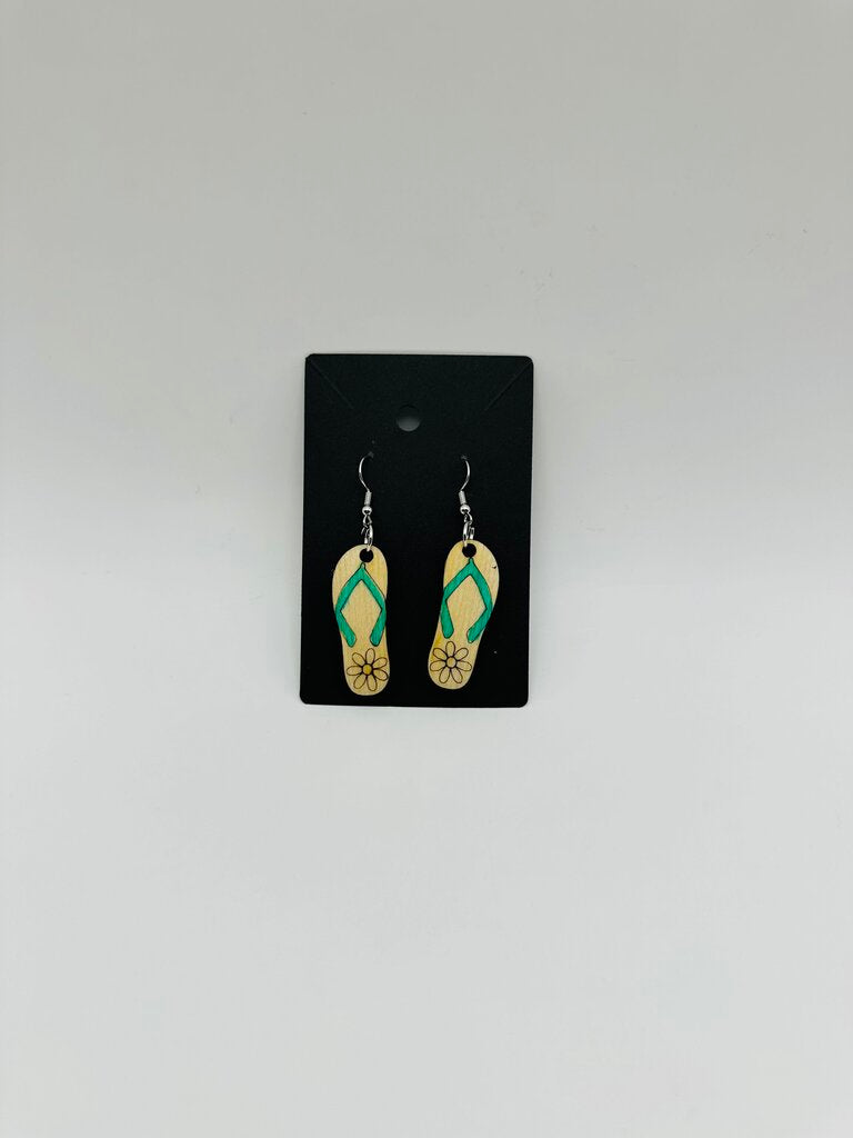 Flip Flop Daisy Teal