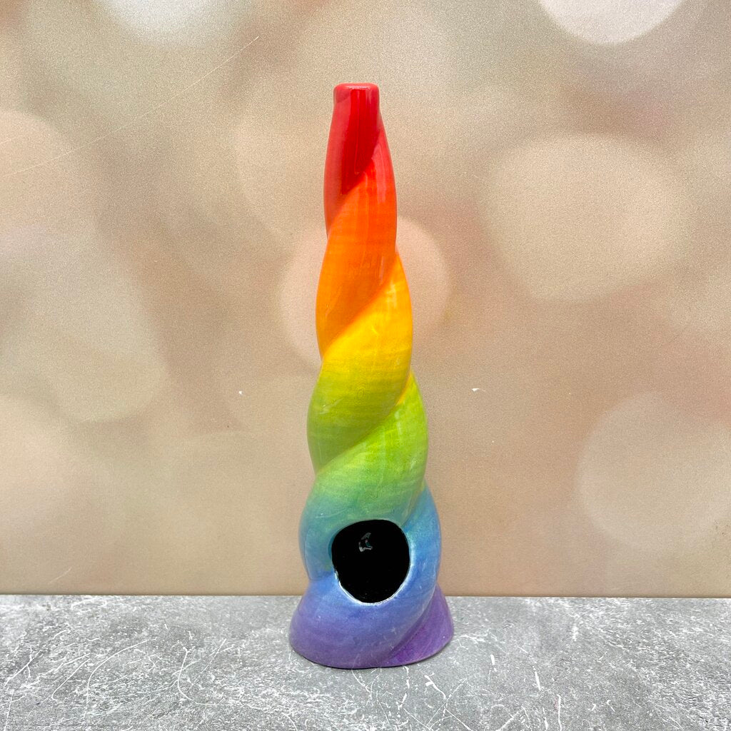 Unicorn Horn Pipe Rainbow