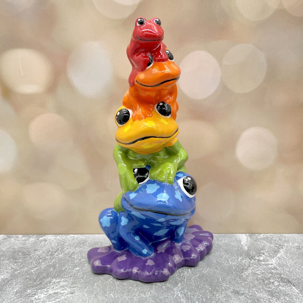 Frog Stack Bank Rainbow