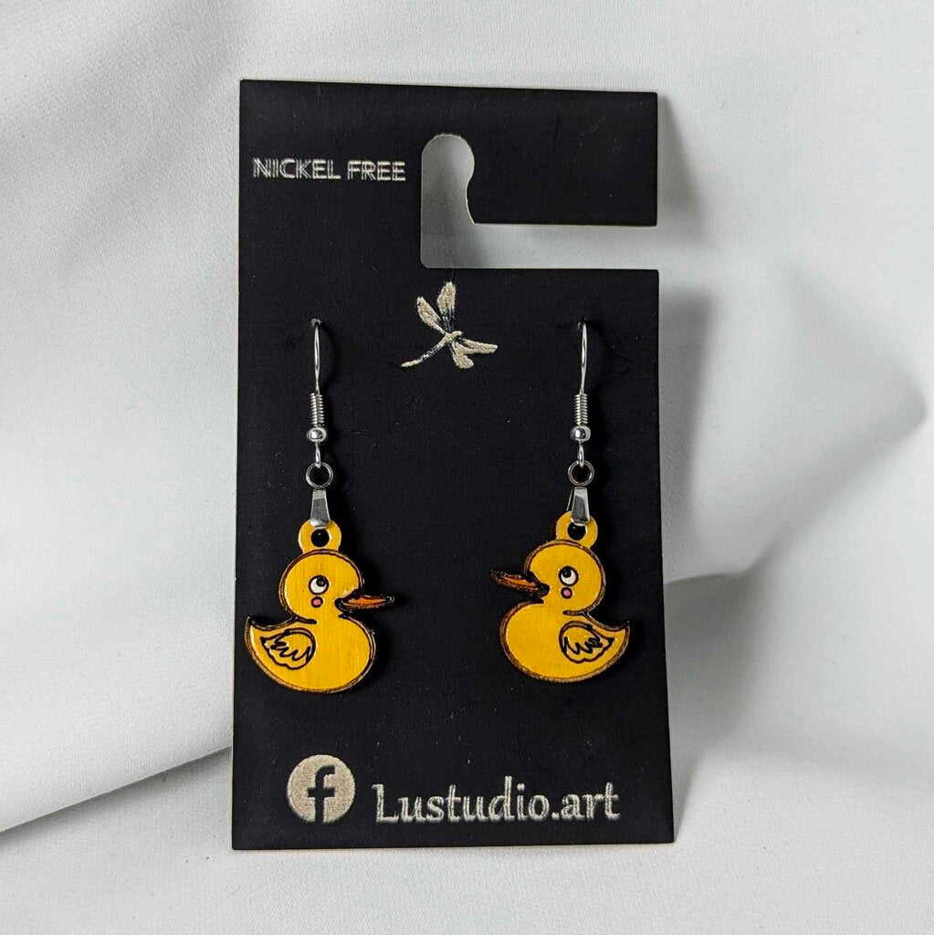 Earrings - Rubber Duck
