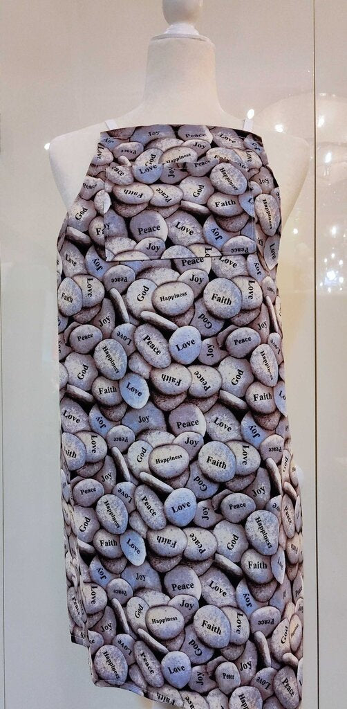 Adult Apron Love Rocks