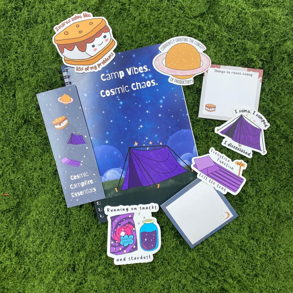 Cosmic Campfire Stationery Set