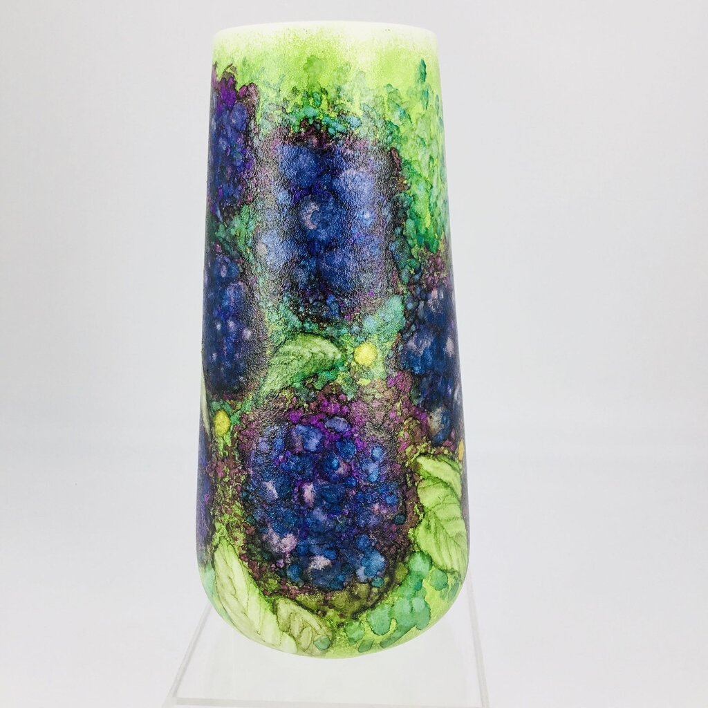 8" Ceramic Vase- Hydrangeas