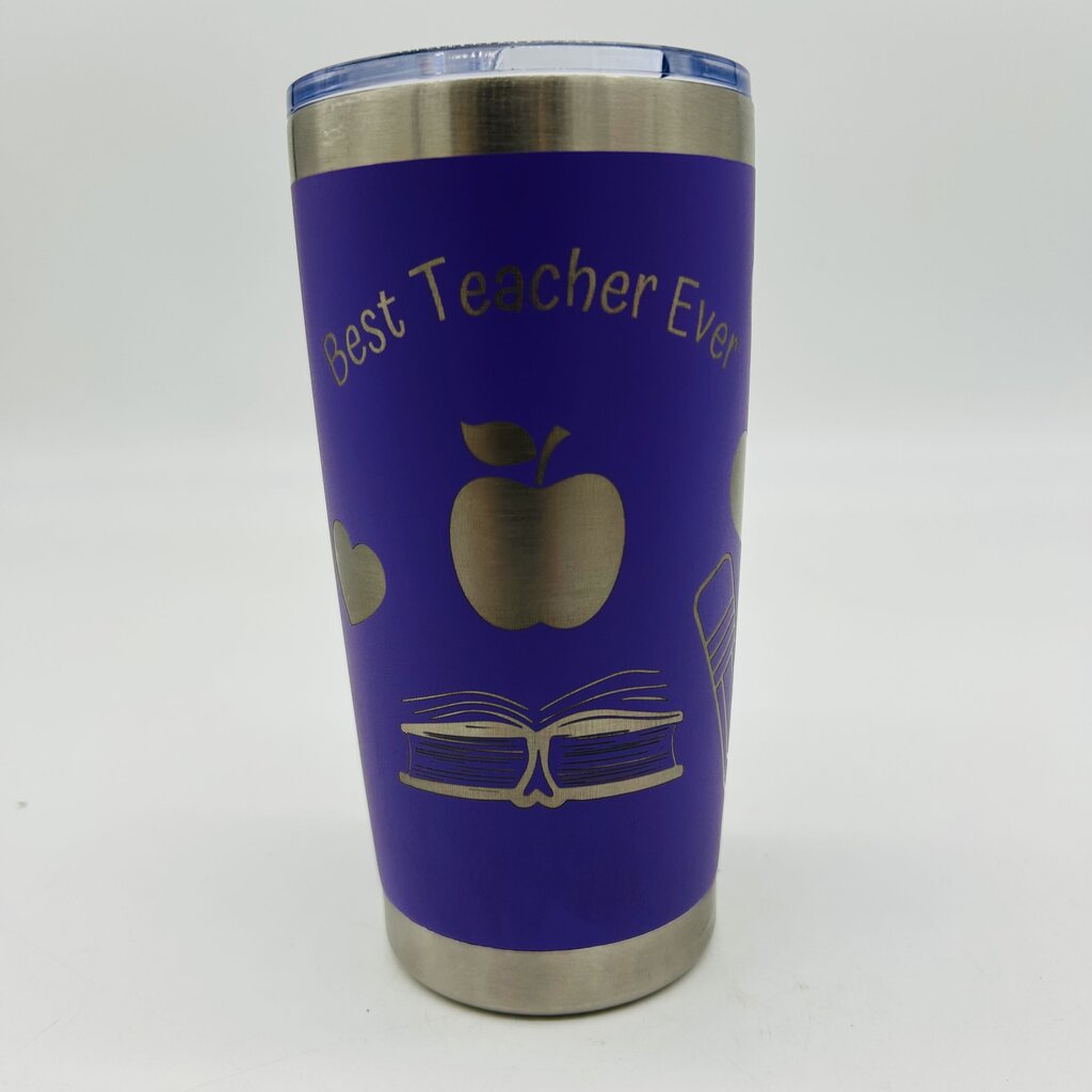 20 oz Teacher Purple