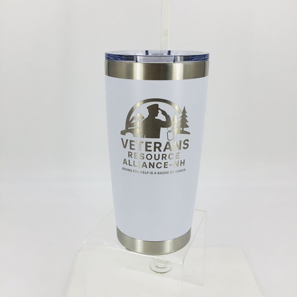 20 oz Veterans Resource Alliance NH White