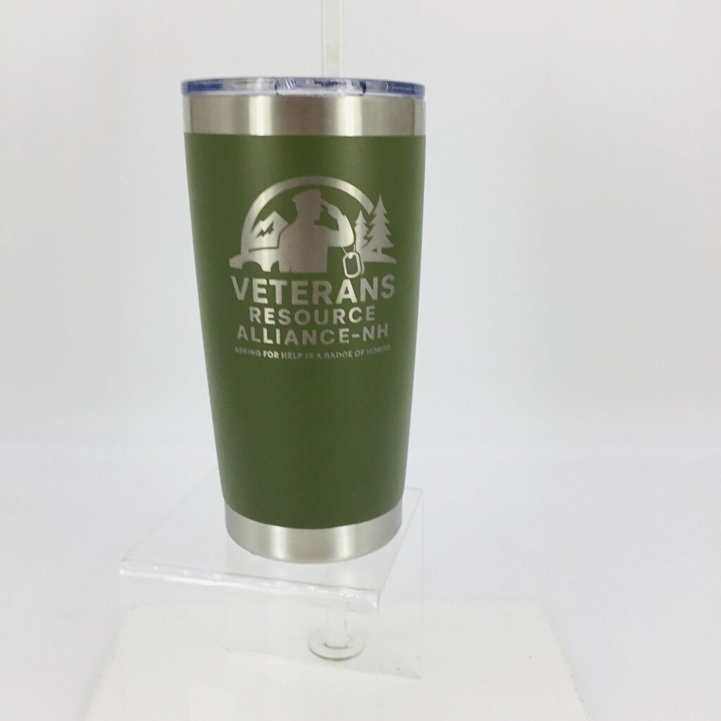 20 oz Veterans Resource Alliance NH Army Green