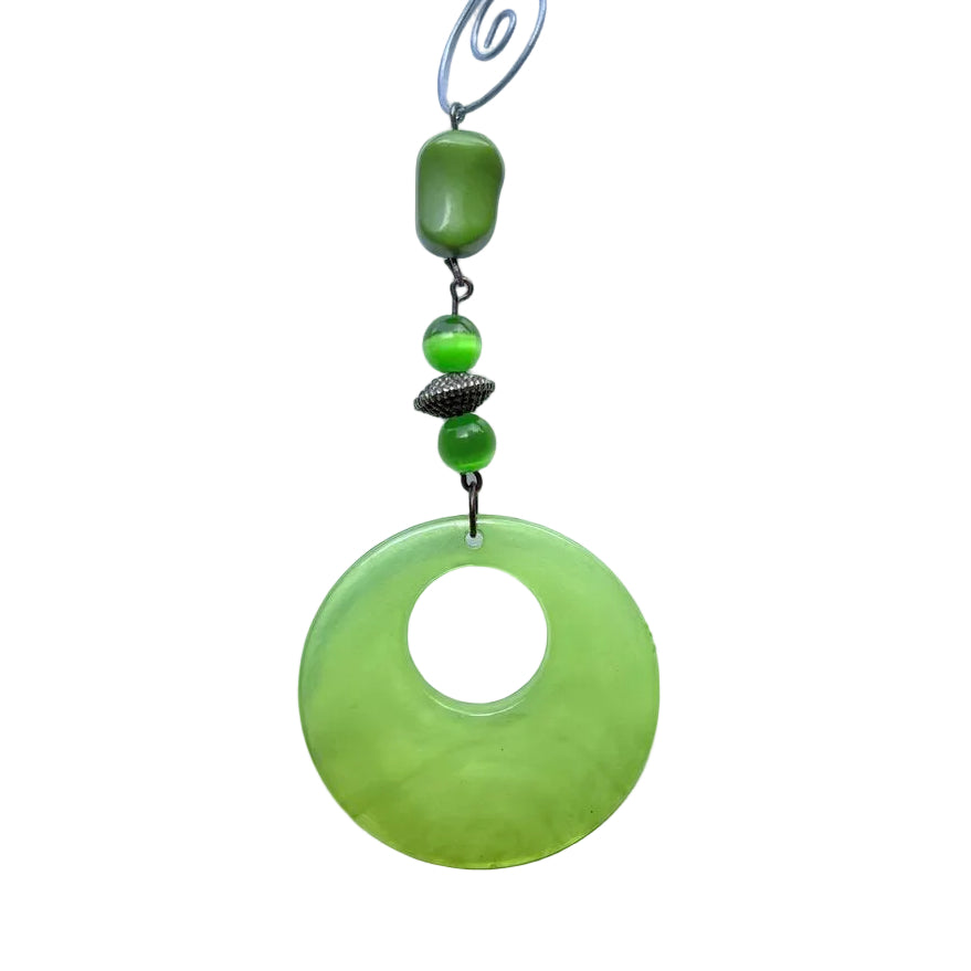 Upcycled jewelry ornament