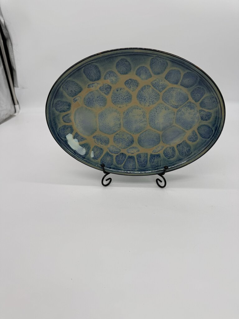 Oval Frozen Pond Platter