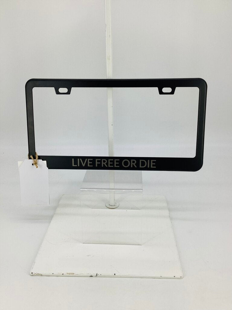 License Plate Holder LIVE FREE OR DIE