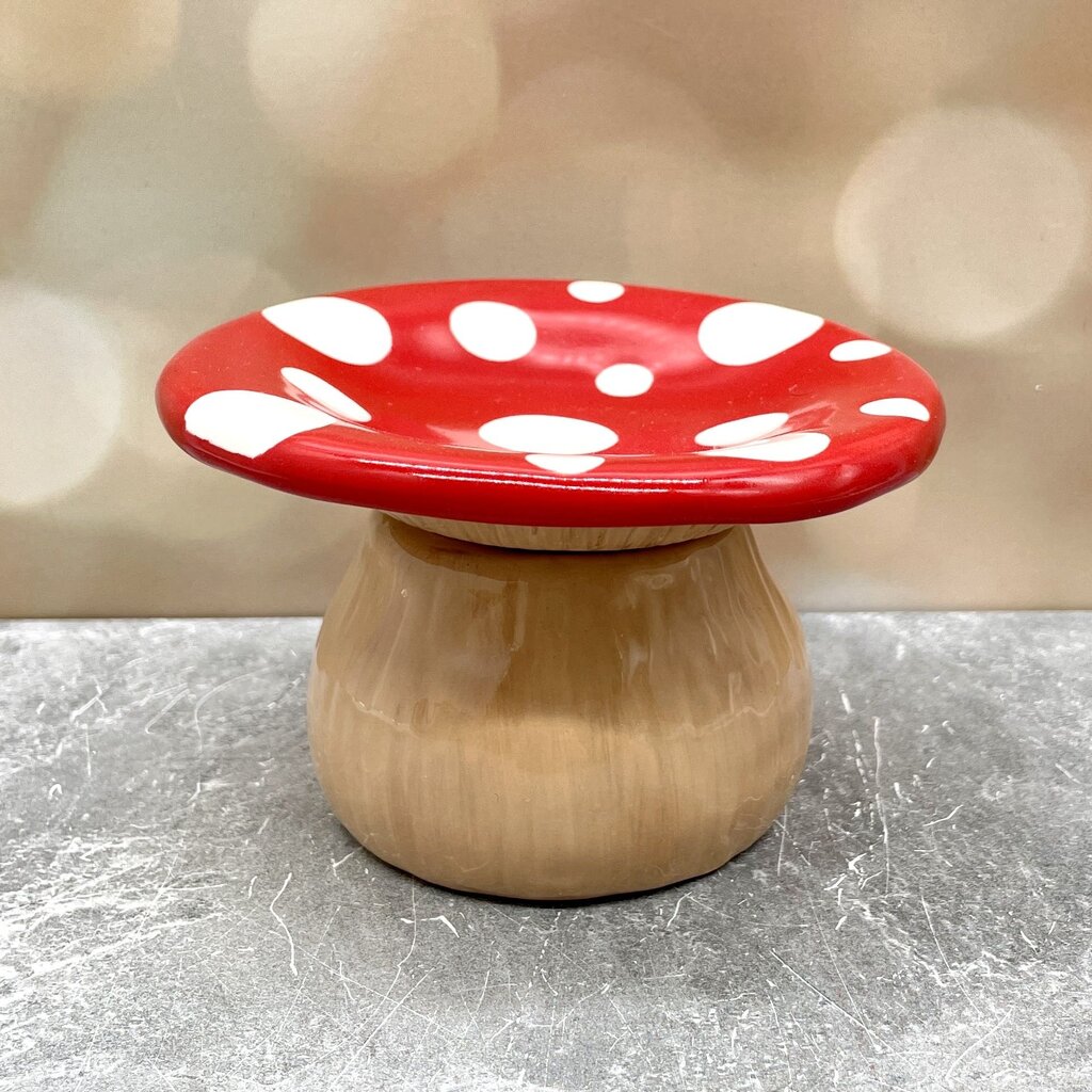 Mushroom Jar and Trinket Dish