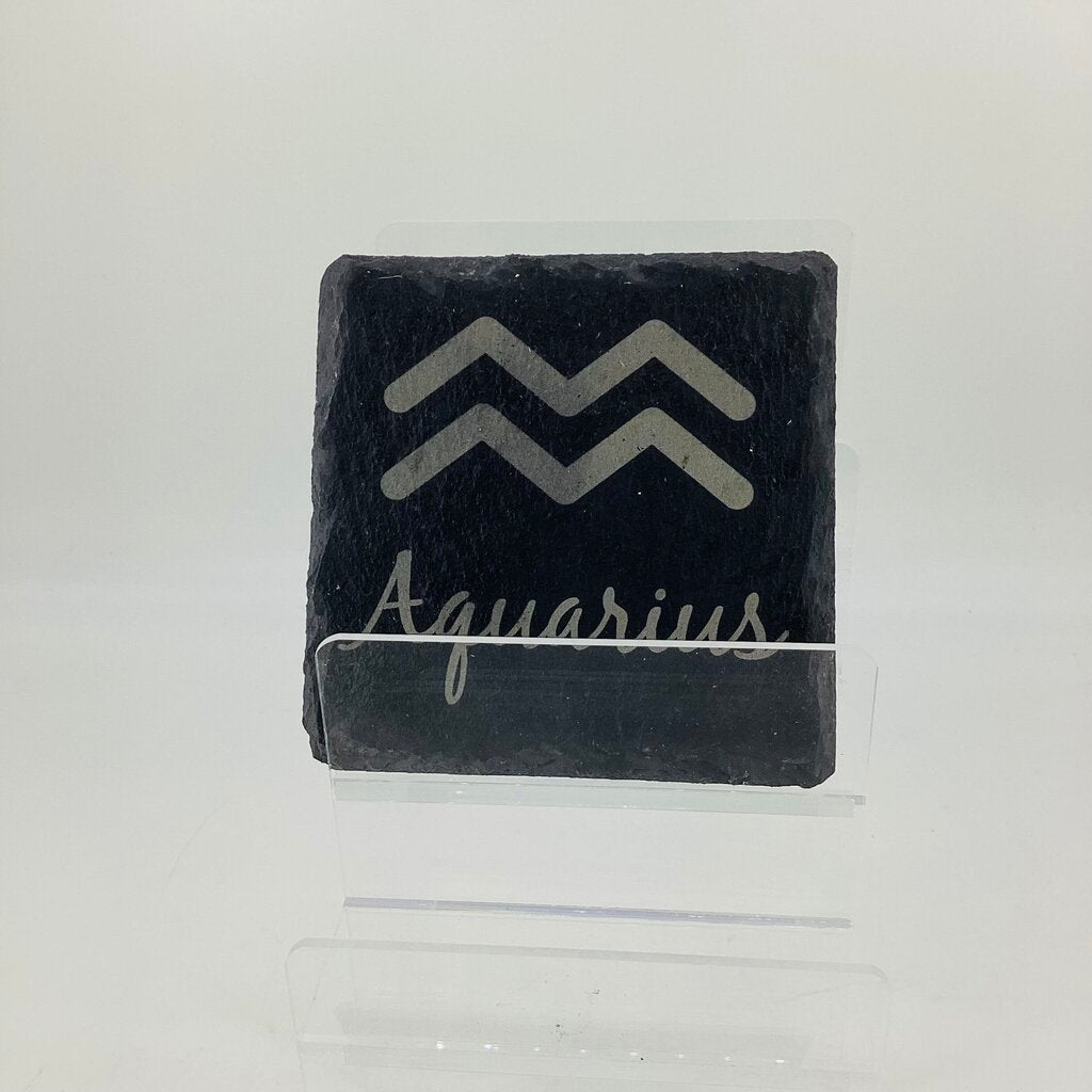 Slate Coaster Aquarius