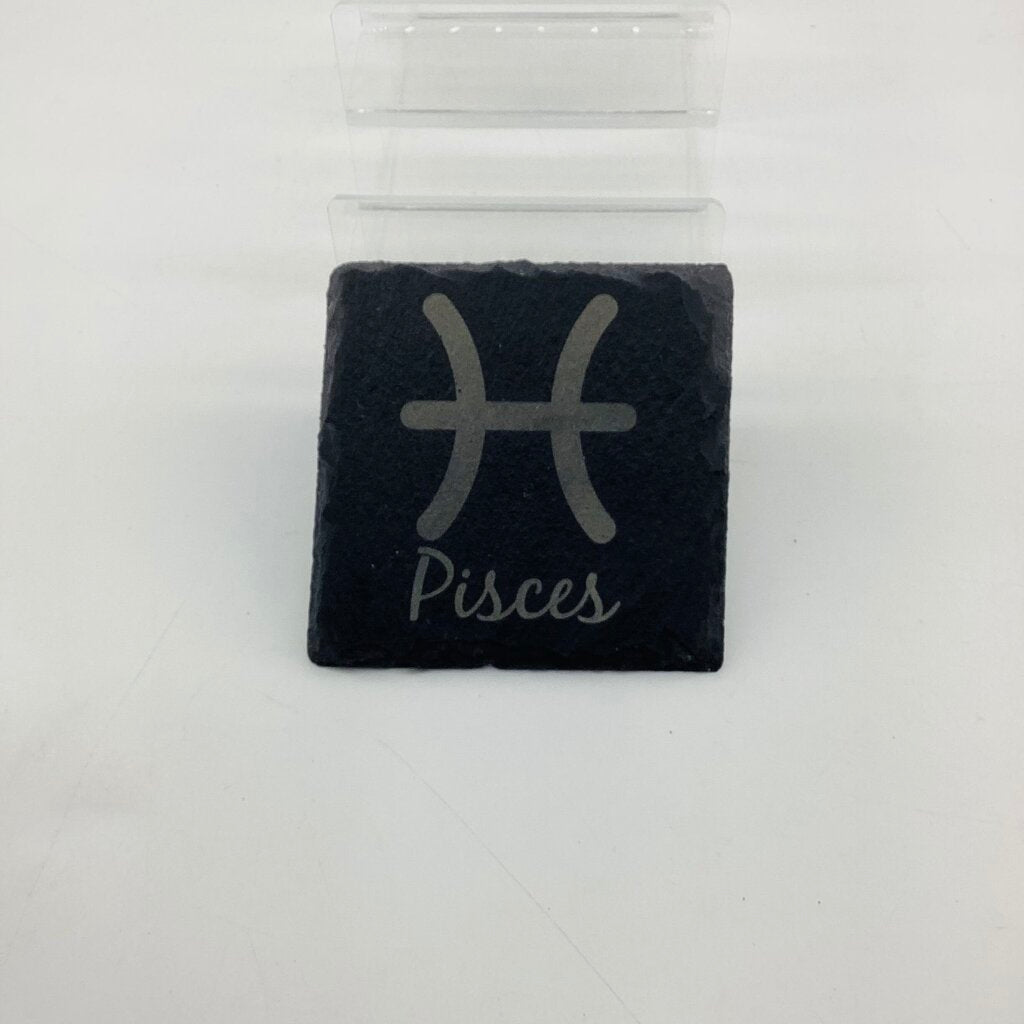 Slate Coaster Pisces