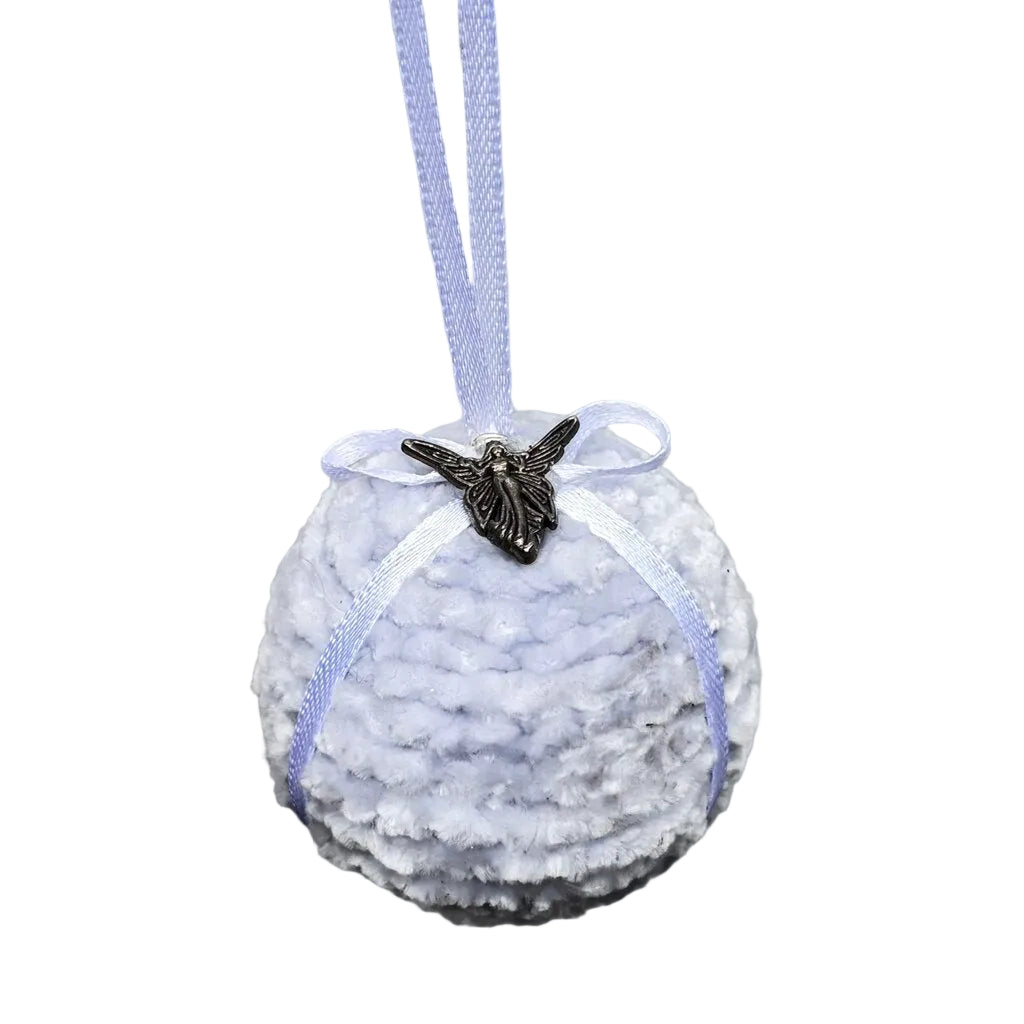 Mini Silver angel ornament
