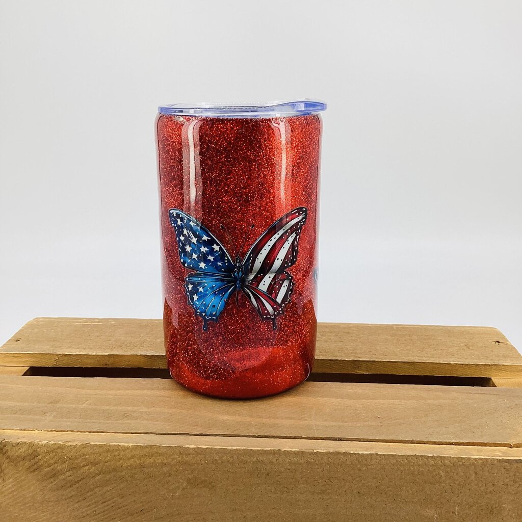 Tumbler - USA Butterfly