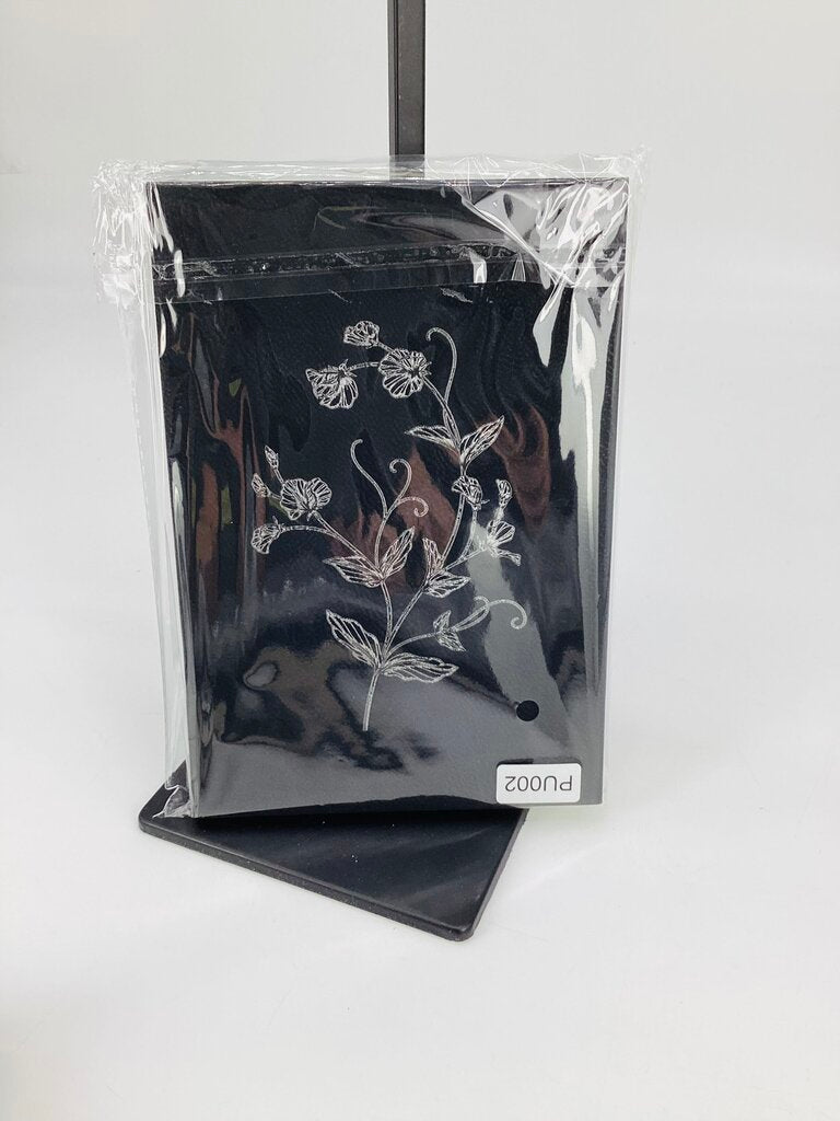 Journal Flower Black