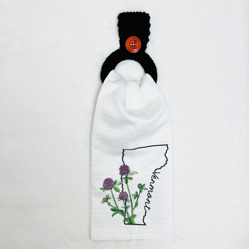 Hanging Towel Set - Vermont Red Clover