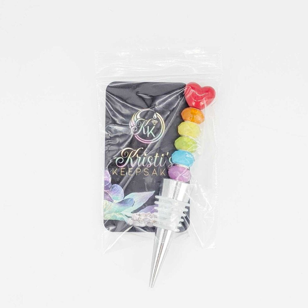 Wine stopper rainbow