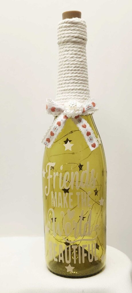 Bottle- Friends make the world beautiful