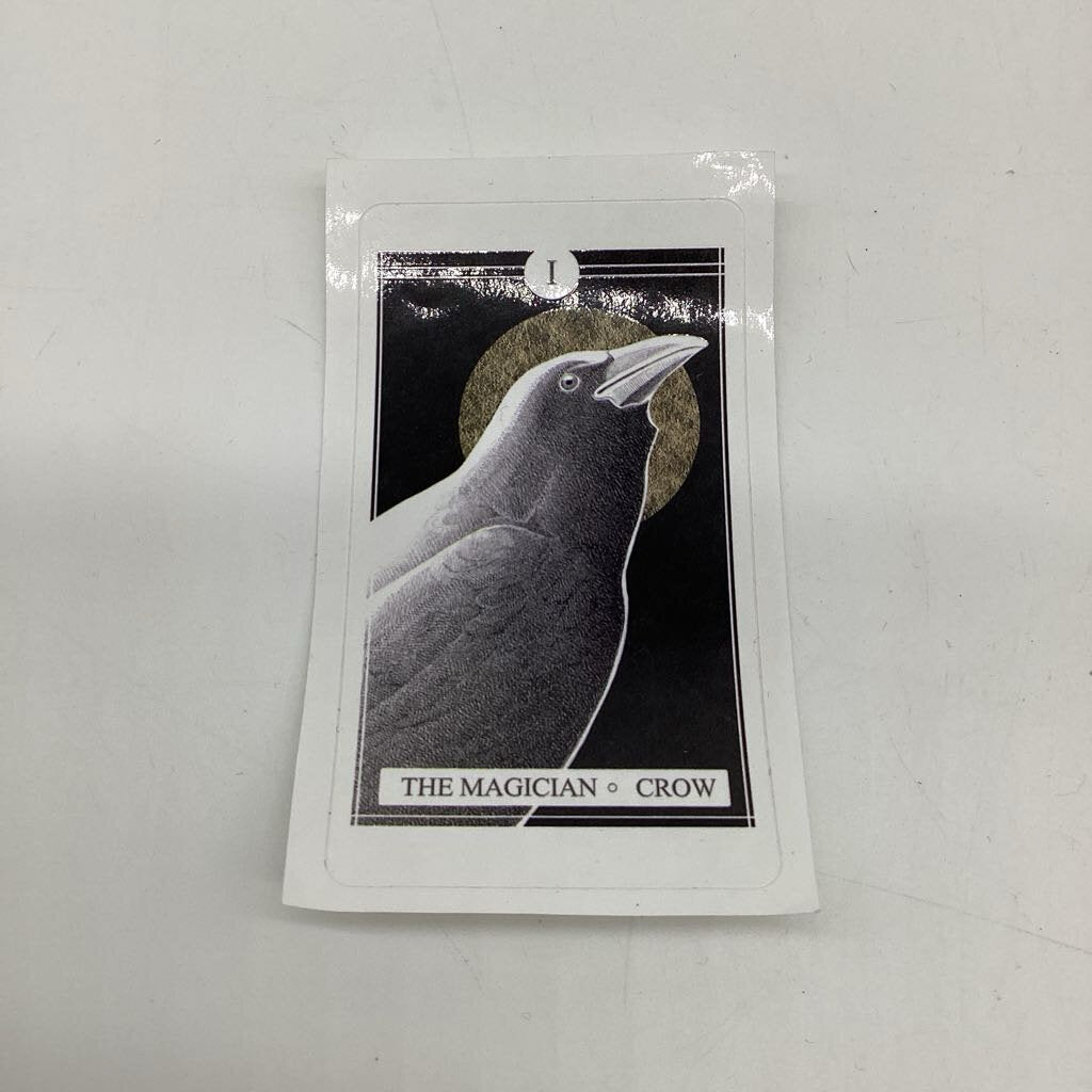 The Avian Tarot Sticker (The Magician | Crow)