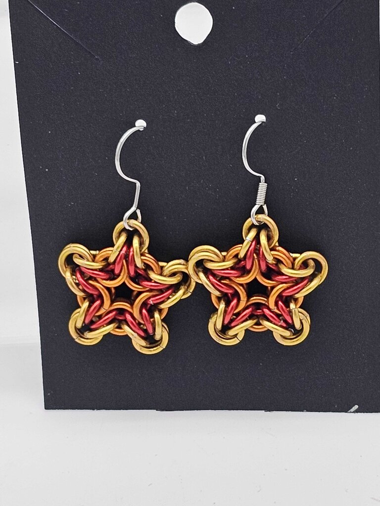 Fire Star Earrings