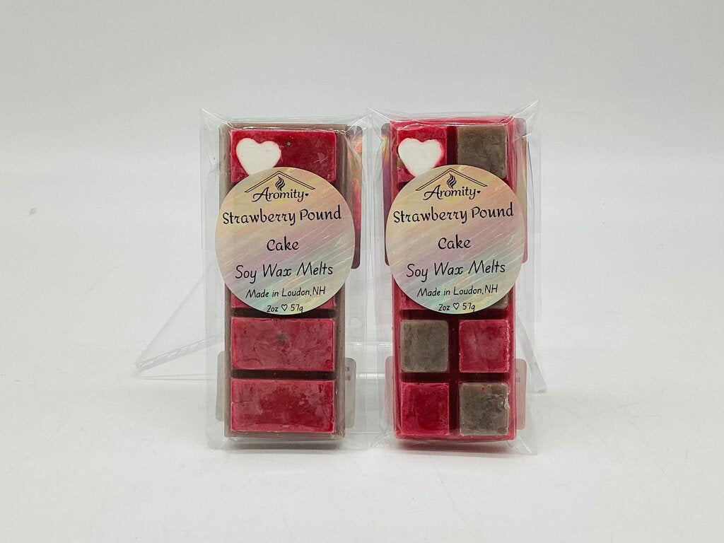 Strawberry Pound Cake - Soy Wax Melt - Snap Bar