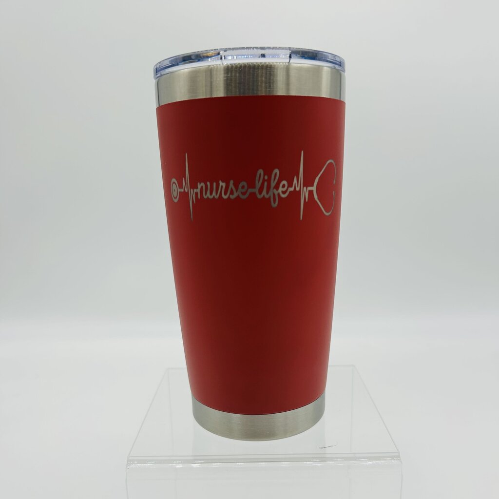 20 oz Nurse Life Red
