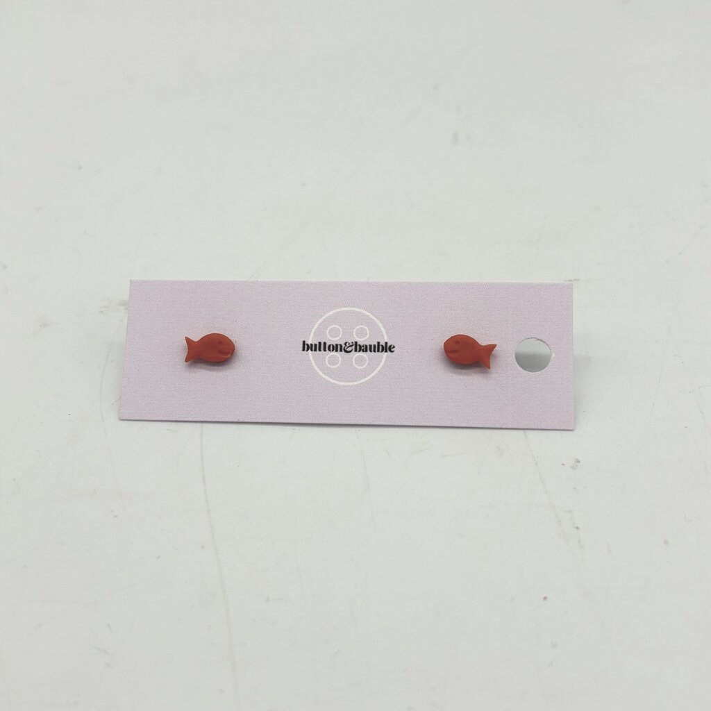 Mini Fish Stud Earrings