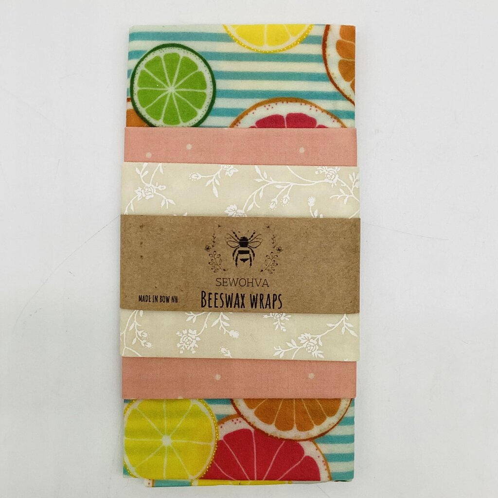 Beeswax Wraps 3Pack Citrus