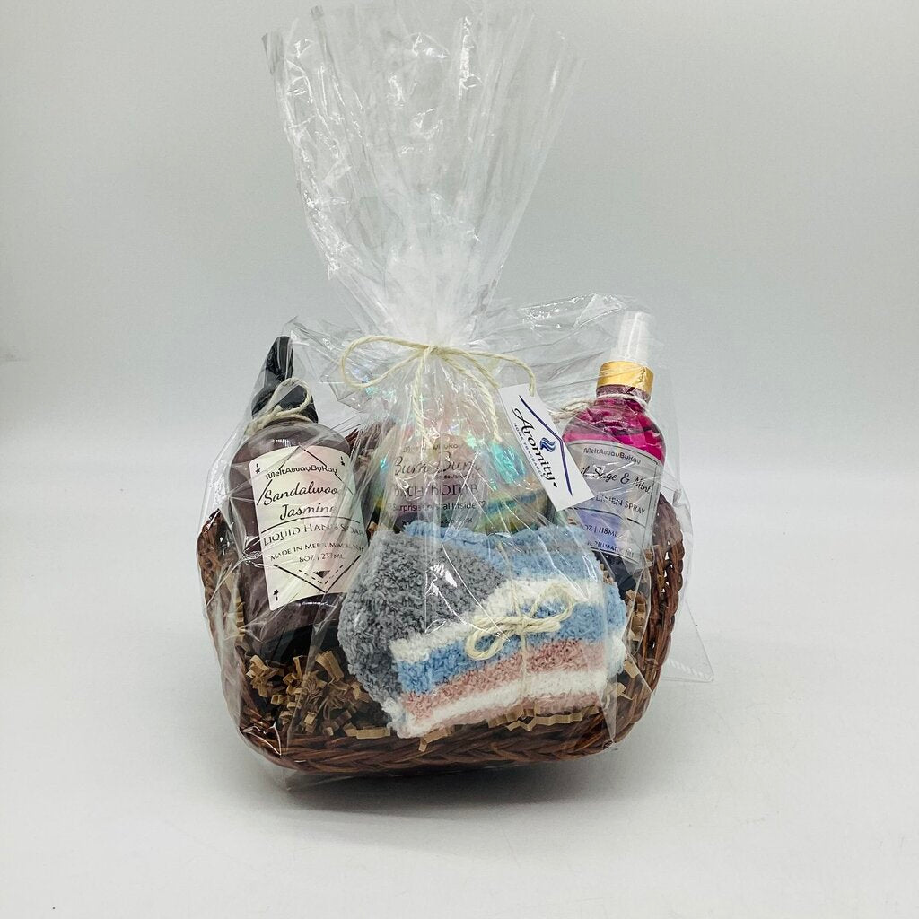 Fuzzy Sock, Soap, Bath Bomb & Room Spray Gift Set - Mini Star