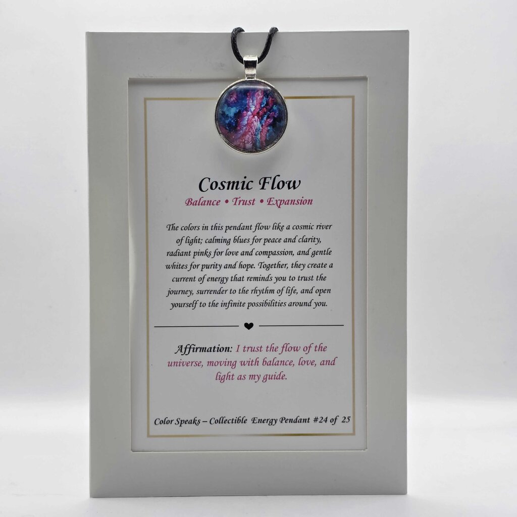 Keepsake Pendant Card - Cosmic Flow