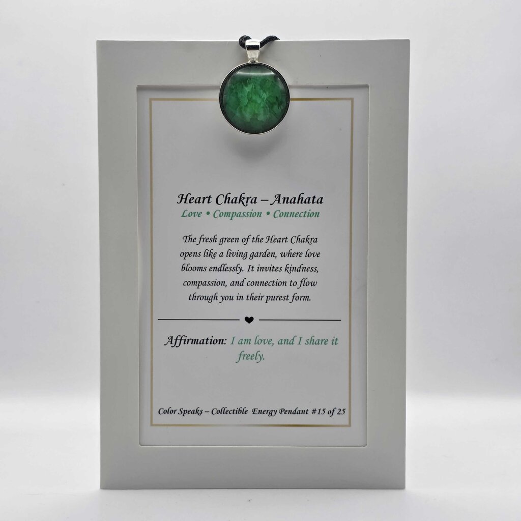 Keepsake Pendant Card - Heart Chakra