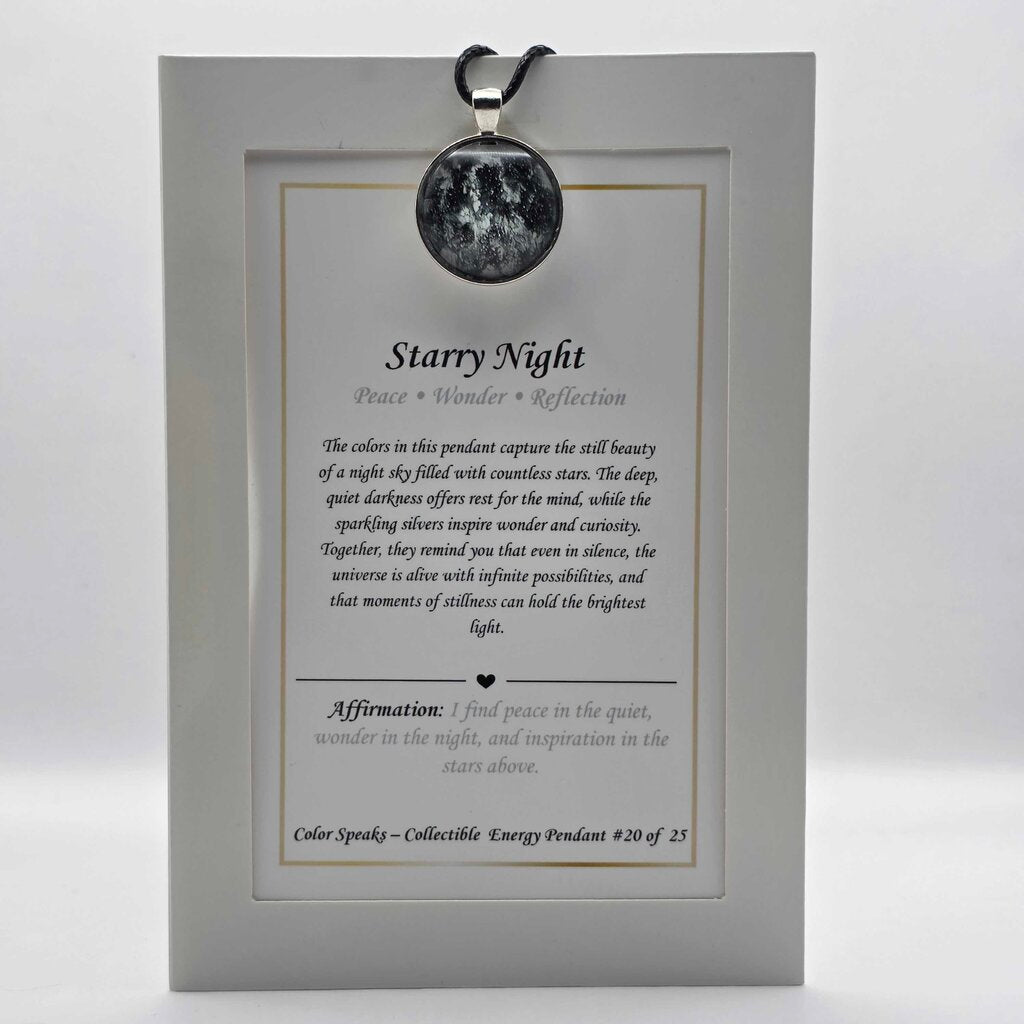 Keepsake Pendant Card - Starry Night