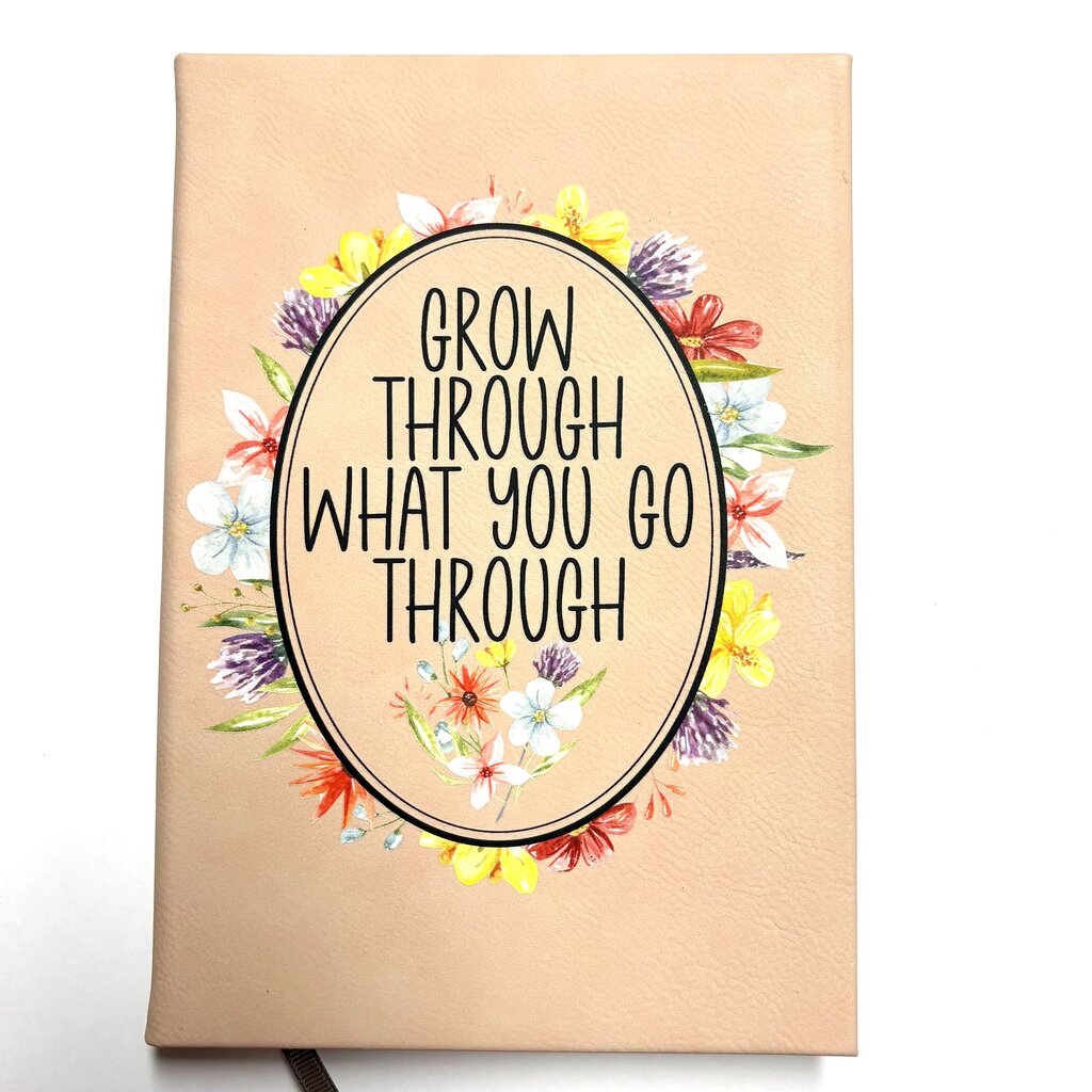 GROW THROUGH FAUX LEATHER JOURNAL