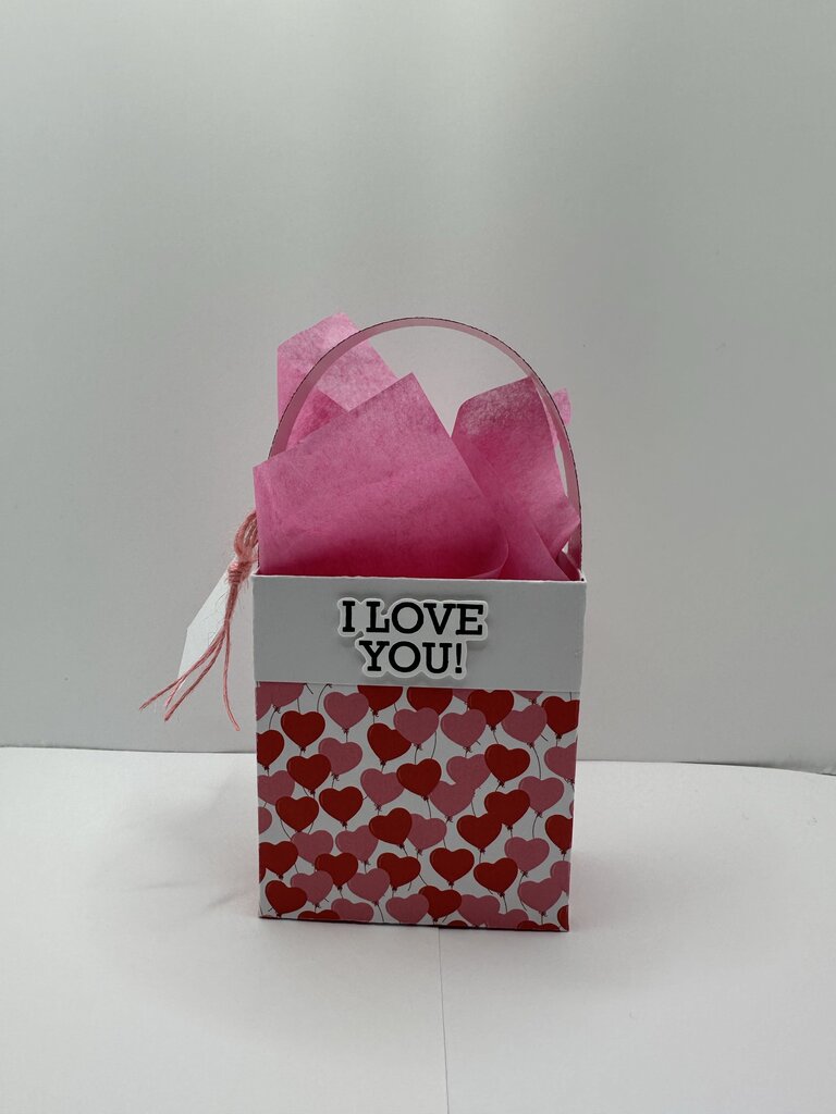 Mini Gift Bags - Heart Balloons